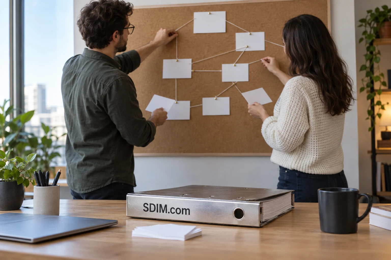 A shared view of data operations: SDIM.com in a working environment